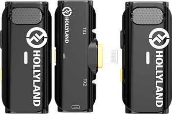 Hollyland Lark C1 Duo Wireless Lavalier Microphone for iPhone