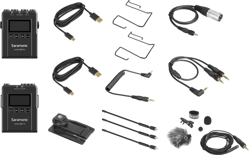 Saramonic UwMic9S Kit 1 (TX+RX) - 12