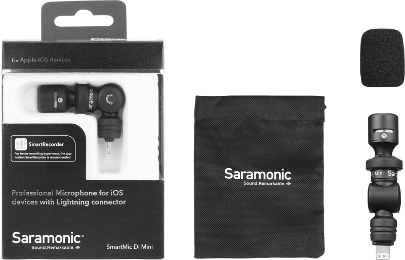 Saramonic SmartMic Di Mini, Flexible Microphone for iOS Devices with Lightning Connector - 7