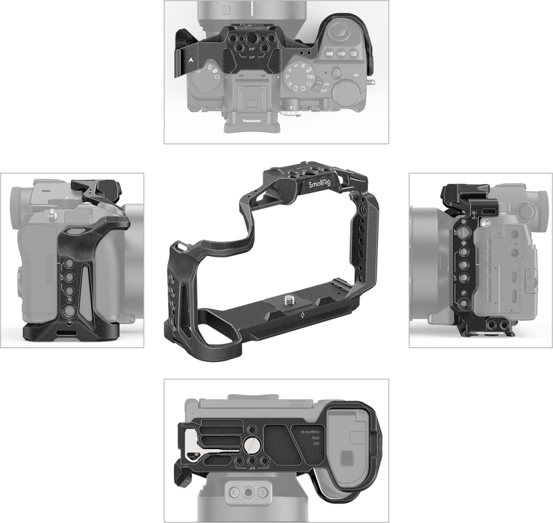SmallRig 3790 Black Mamba Cage Kit for Panasonic Lumix S5 - 5
