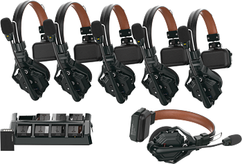 Hollyland Solidcom C1 Pro  Wireless Intercom System with 6 ENC headsets