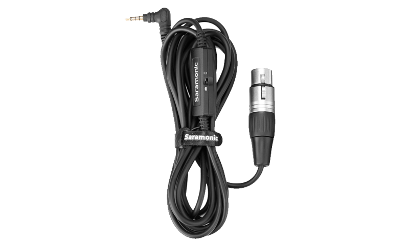Saramonic Cable SR-XLR35 (connect microphone with XLR ouput to camera/phone 3.5mm audio input) - 3