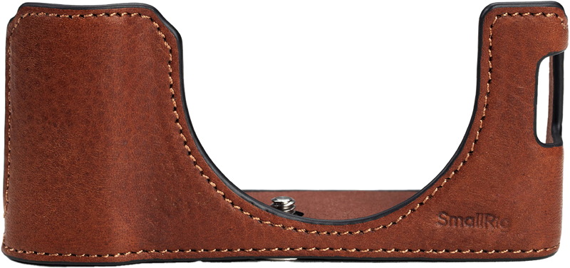 SmallRig 4699 Leather Half Case Kit for FUJIFILM X100VI (Brown) - 2