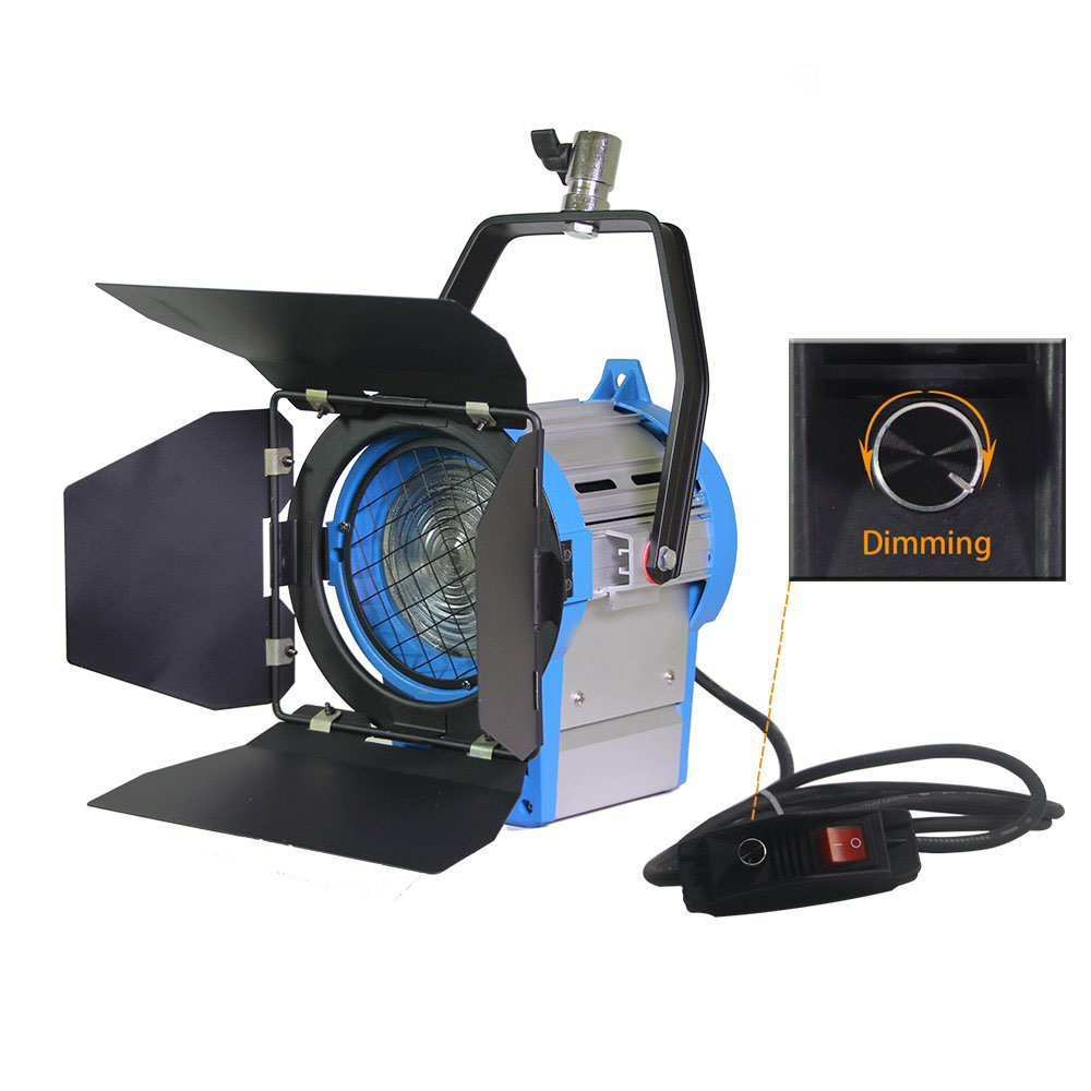 Fresnel 650w Tungsten armatur Videobelysning Dimmer - 5
