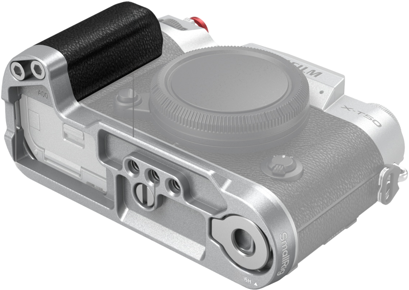 SmallRig 4713 Silicone L-Shape Handle for Fujifilm X-T50 Silver - 4