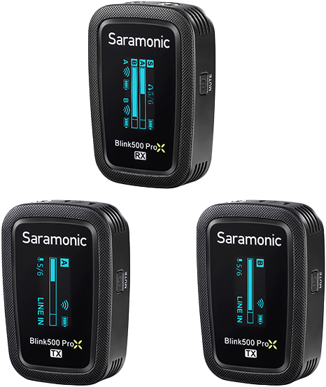 Saramonic Blink 500 ProX B2 (2,4GHz wireless w/3,5mm) – för filmskapare
