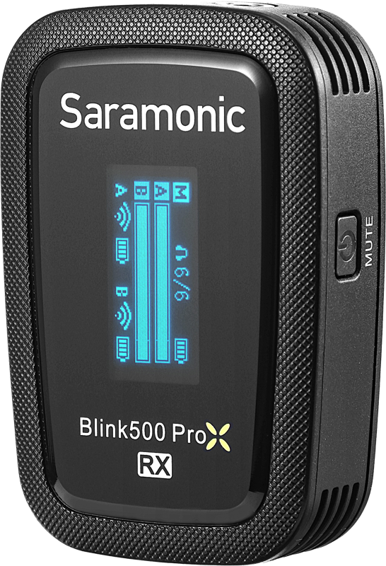 Saramonic Blink 500 ProX B2R 2.4GHz Dual-Channel Wireless Microphone System with Charging Case - 15