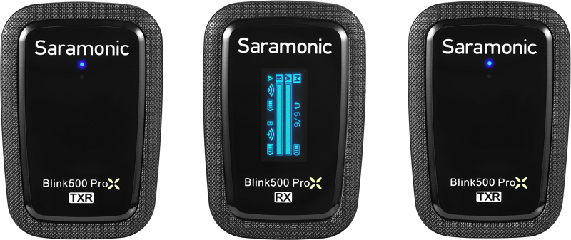 Saramonic Blink 500 ProX B2R 2.4GHz Dual-Channel Wireless Microphone System with Charging Case - 10