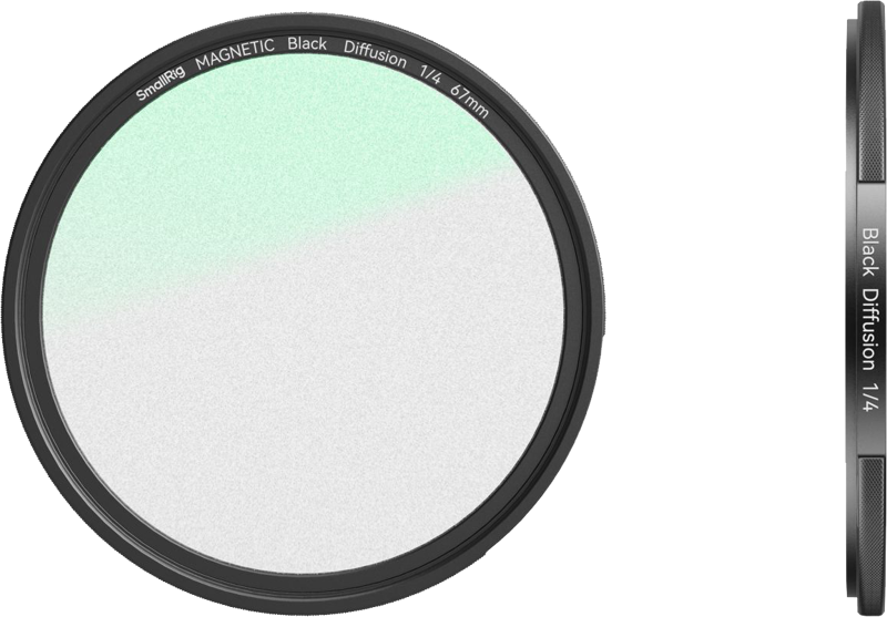 SmallRig 4583 Attachable 1/4 Effect Black Mist Filter (67mm) - 3