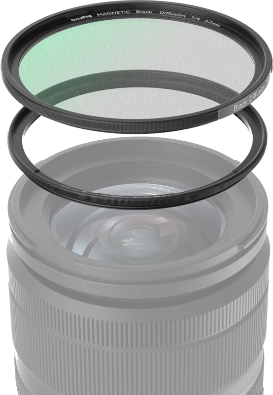 SmallRig 4583 Attachable 1/4 Effect Black Mist Filter (67mm) - 4