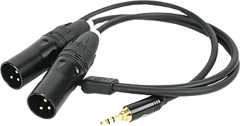 Hollyland 3.5mm to Dual XLR Audio Cable