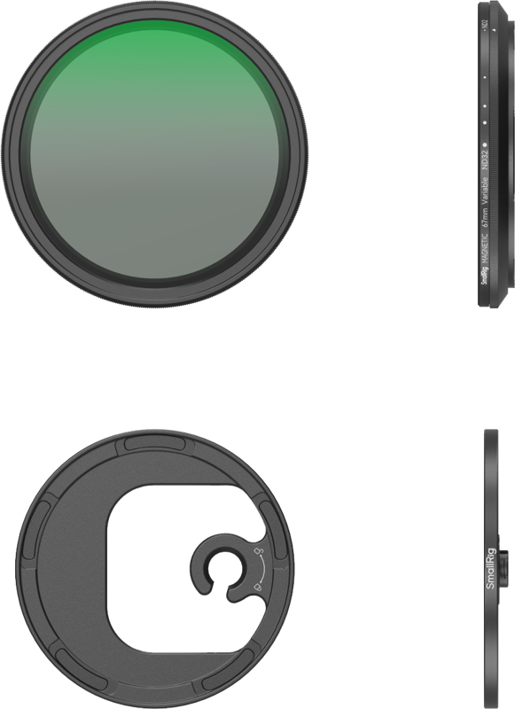 SmallRig 4724 Attachable VND Filter Kit ND2-ND32 (1-5 Stop) with M-mount Filter Adapter 67mm - 4