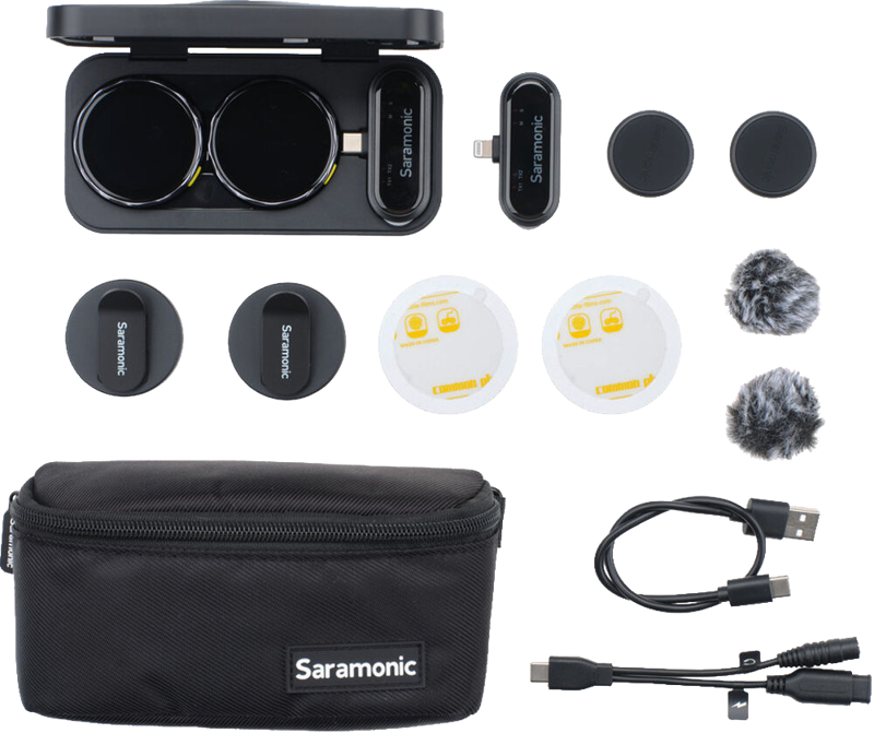 Saramonic Blink Me U2 2-Person Wireless Microphone with Custom Recording Transmitters - 10