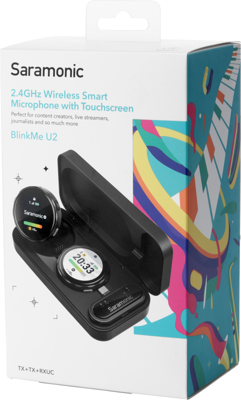 Saramonic Blink Me U2 2-Person Wireless Microphone with Custom Recording Transmitters - 5