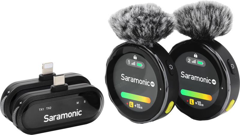 Saramonic Blink Me U2 2-Person Wireless Microphone with Custom Recording Transmitters - 4