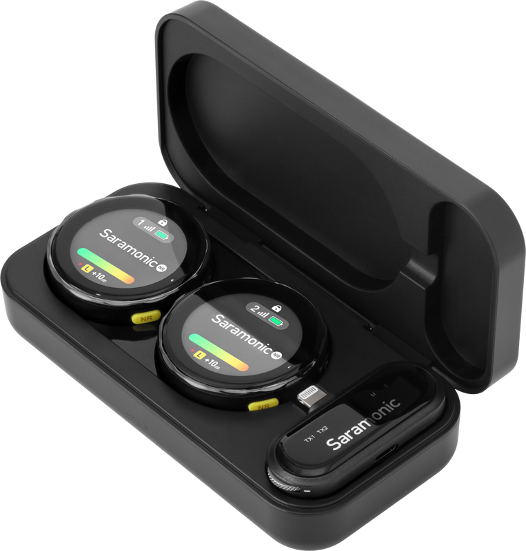 Saramonic Blink Me U2 2-Person Wireless Microphone with Custom Recording Transmitters - 16