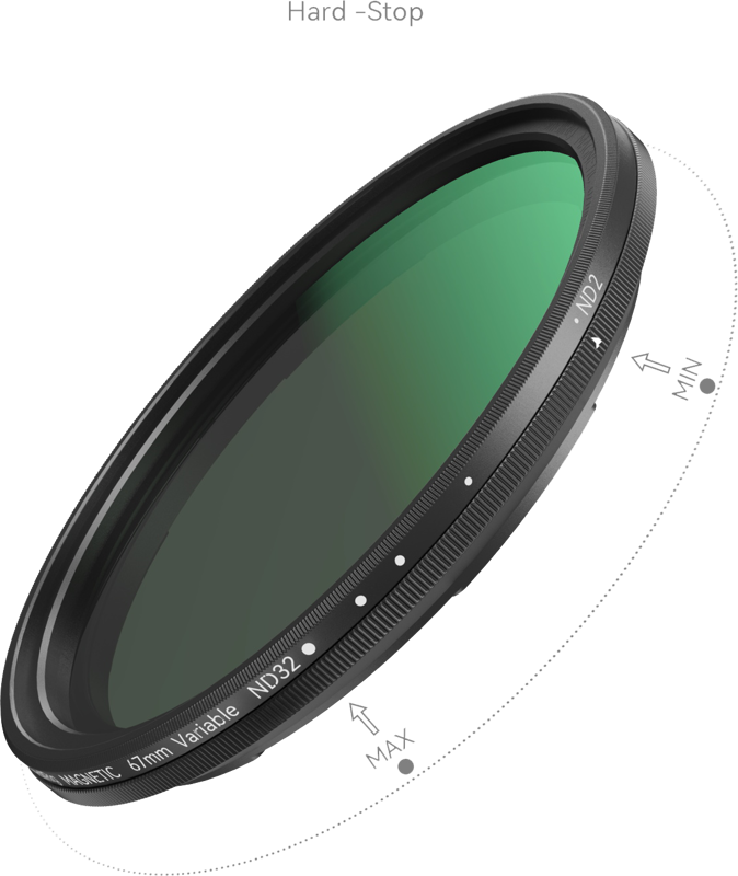 SmallRig 4725 Attachable VND Filter Kit ND2-ND32 (1-5 Stop) with T-mount Filter Adapter 67mm - 3