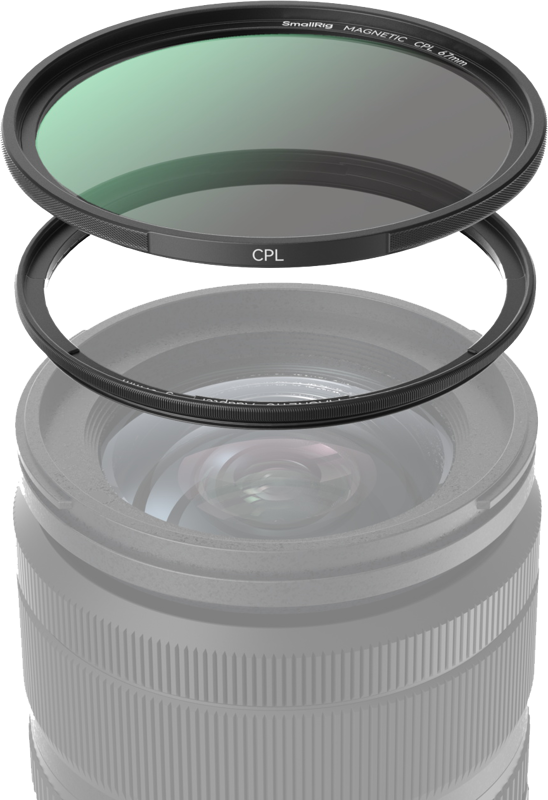SmallRig 4727 Attachable CPL Filter with M-mount Filter Adapter (67mm) - 4