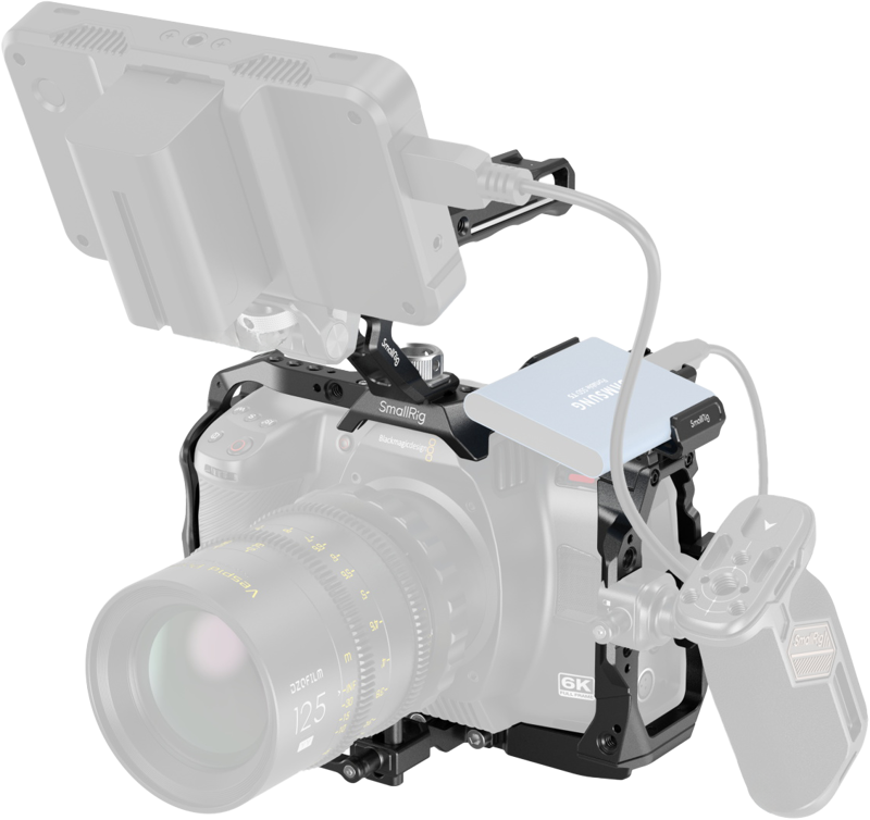 SmallRig 4574 Basic Cage Kit for Blackmagic Design Cinema 6K - 5
