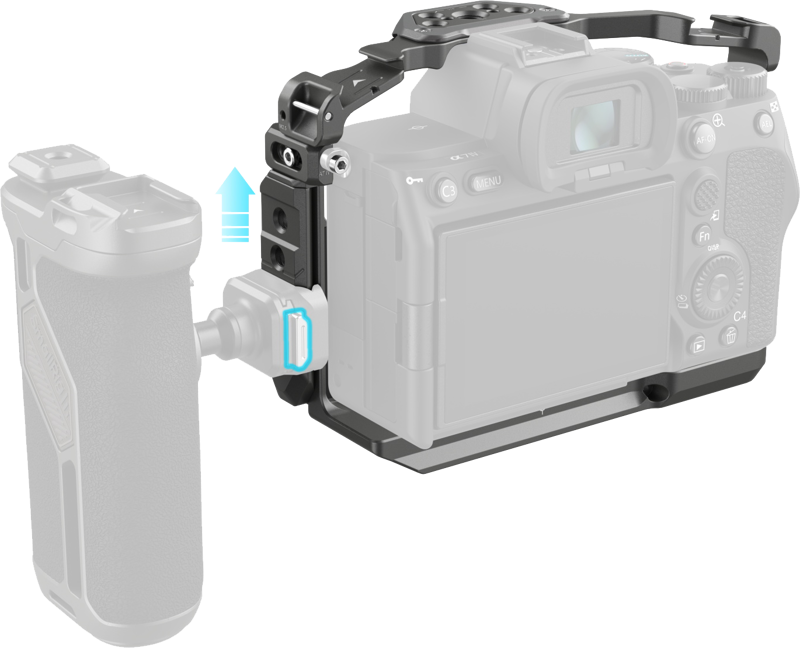 SmallRig 4481 HawkLock Quick Release Cage for Sony A 7R V / A 7 IV / A 7S III / A 1 - 4