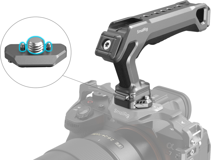 SmallRig 4483 HawkLock H21 Quick Release Top Handle Kit - 3