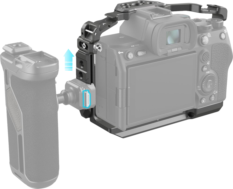 SmallRig 4538 HawkLock Quick Release Cage Kit for Sony A 7R V / A 7 IV / A 7S III - 5