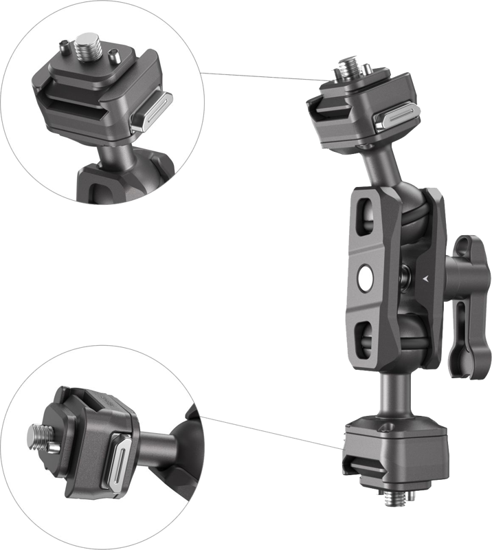 SmallRig 4488 HawkLock H21 Quick Release Magic Arm with Ball Head - 3