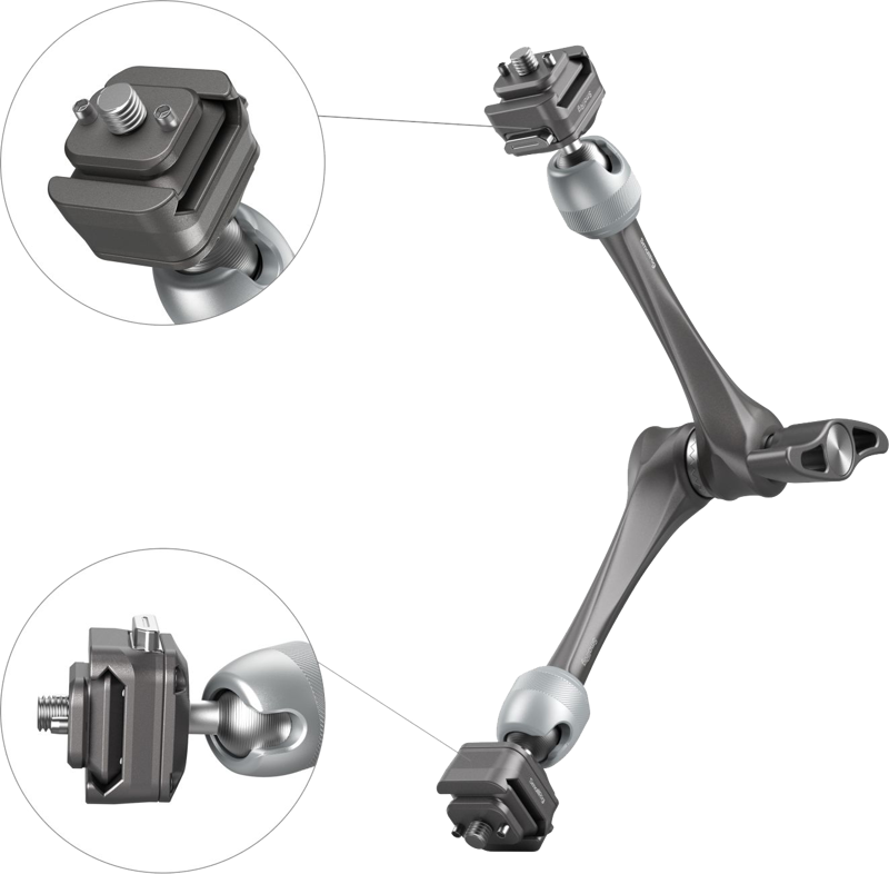 SmallRig 4489 HawkLock H21 Quick Release Rosette Magic Arm (11") - 3
