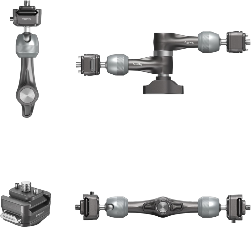 SmallRig 4490 HawkLock H21 Quick Release Rosette Magic Arm (7") - 2