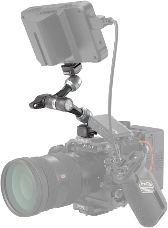 SmallRig 4490 HawkLock H21 Quick Release Rosette Magic Arm (7") - 5