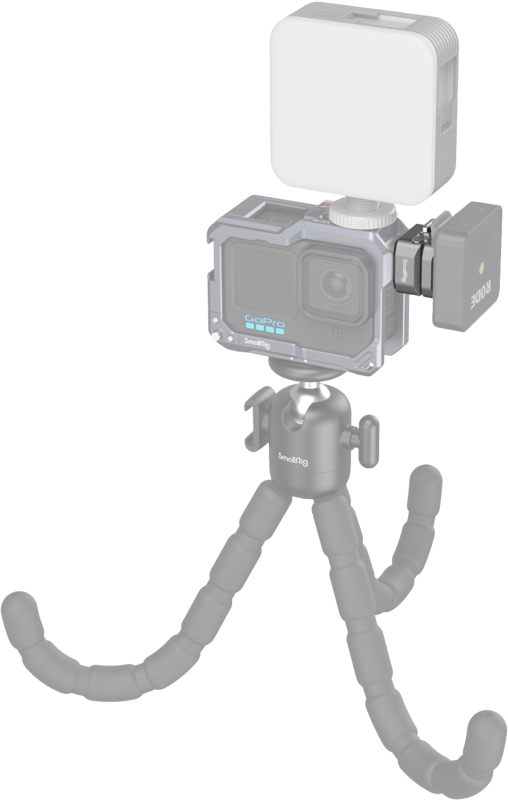 SmallRig 4500 HawkLock H18 Quick Release Support with Cold Shoe - 5