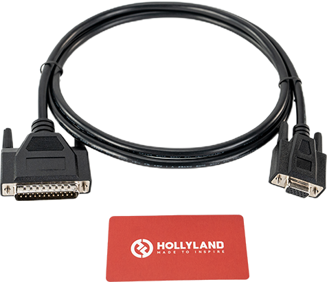 Hollyland HL-TCB07 DB25 Male to HDB15 Female Tally Cable - 3