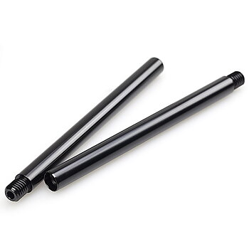 Black Metal 15mm Rod (4.5") 11.4cm