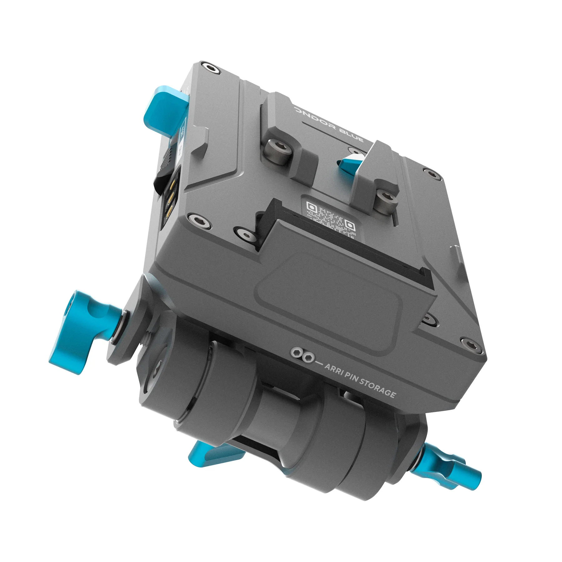 Kondor Blue V-mount Pro Battery Plate with Swiveling Rod Block - 3