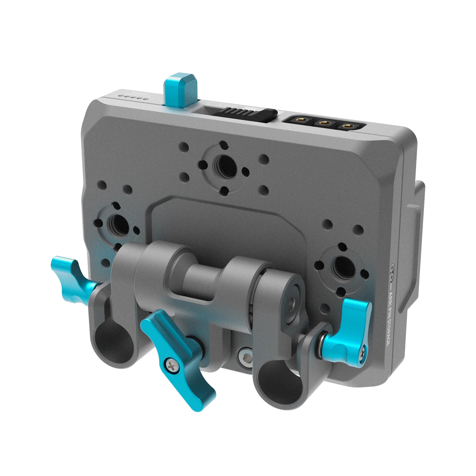 Kondor Blue V-mount Pro Battery Plate with Swiveling Rod Block - 6