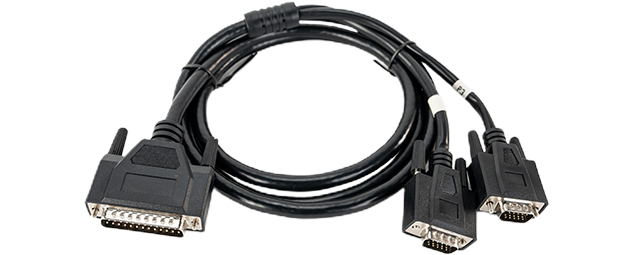 Hollyland HL-TCB10 DB25 Male to Dual HDB15 Male Tally Cable - 3