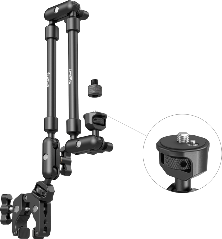 SmallRig 4766 Magic Arm with Crab Clamp Kit - 4