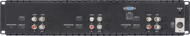 SEETEC monitor T51-H （3 x 5"""" 2RU） 3*5 inch - 4