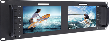 SEETEC monitor D71-H （Dual 7"""" 3RU）2*7 inch