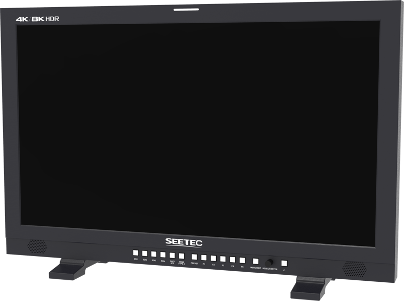 SEETEC monitor 12G270F 27 inch 4K 8K Broadcast Production HDR 4x 12G SDI In Out 2x HDMI 3840x2160 - 2