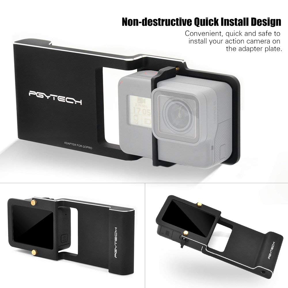 PGYTECH Adapter Mount for GoPro 5 / 6 to DJI Osmo Mobile / Feiyutech  - 8