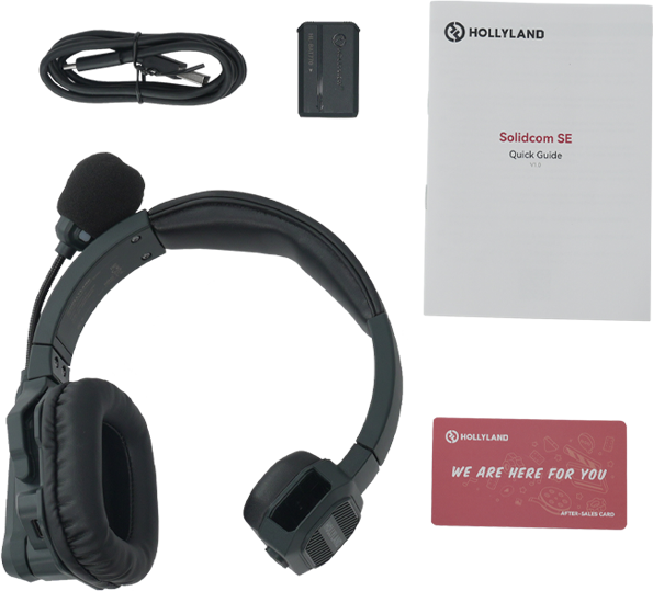 Hollyland Solidcom SE Wireless Stereo Remote Headset Single-Ear Version Fit for Solidcom SE - 2