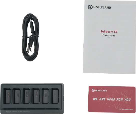 Hollyland Solidcom SE 6-Slot Charging Base - 2