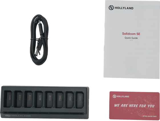 Hollyland Solidcom SE 8-Slot Charging Base - 2