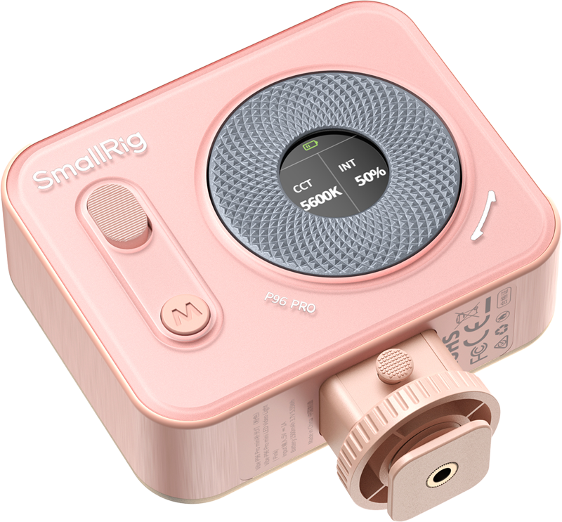 SmallRig 4786 Vibe P96 Pro mini LED Video Light Pink - 4