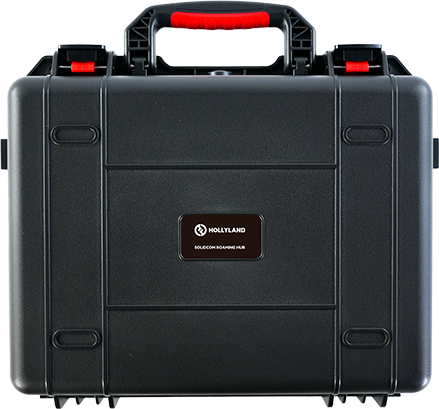 Hollyland Solidcom Roaming Hub Hard-shell Carry Case Fit for Solidcom C1 Pro Roaming HUB – för filmskapare