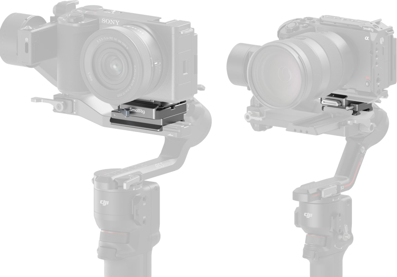 SmallRig 4639 HawkLock H38 Arca-Swiss Quick Release Plate for DJI Stabilizers - 2