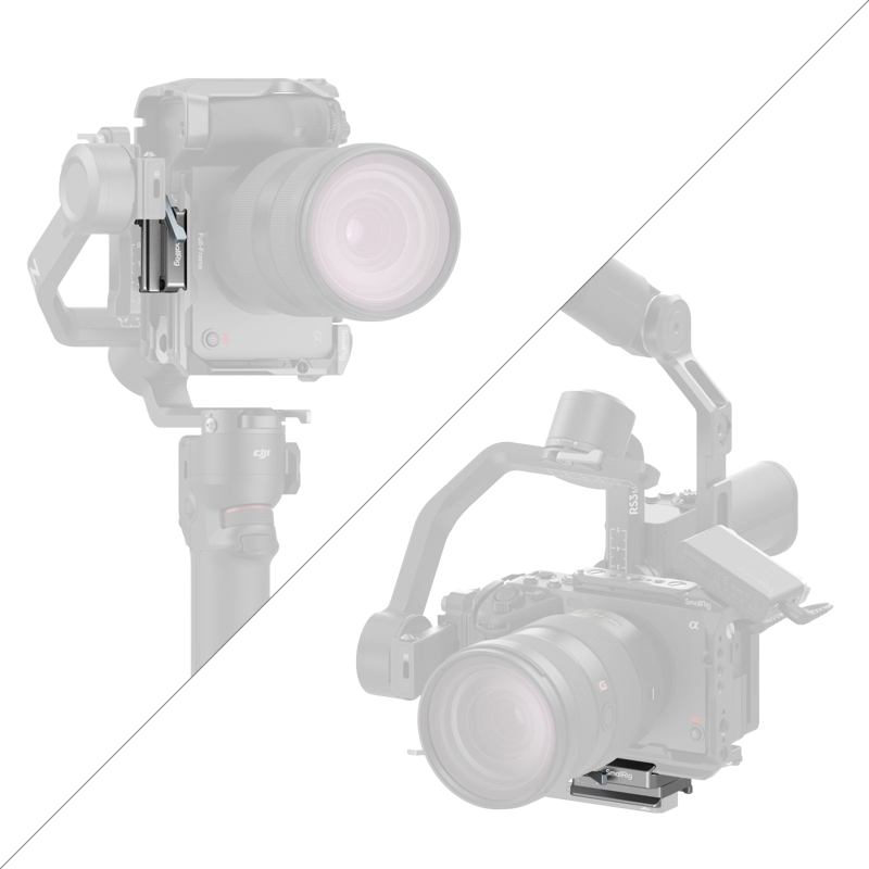 SmallRig 4639 HawkLock H38 Arca-Swiss Quick Release Plate for DJI Stabilizers - 3