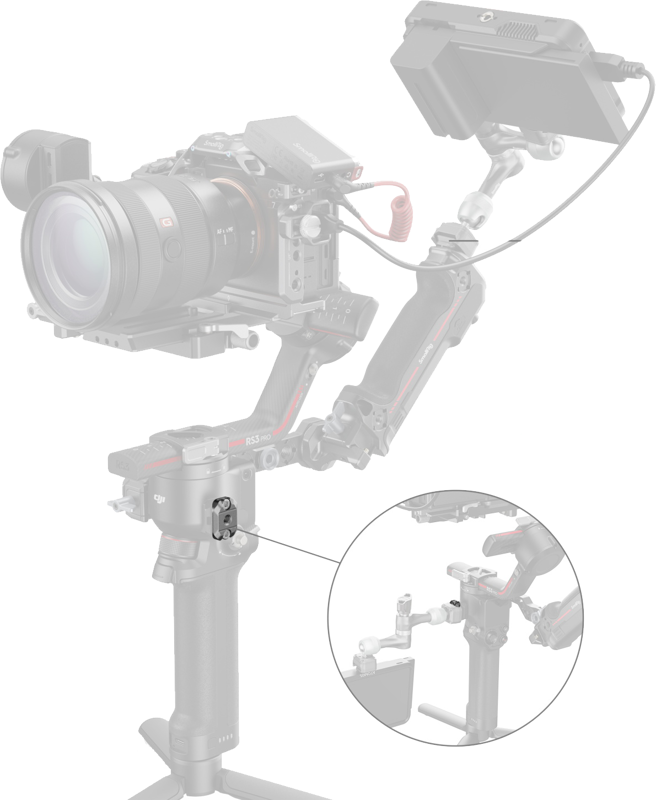 SmallRig 4640 HawkLock H21 Quick Release mini NATO Rail for DJI Stabilizers - 4