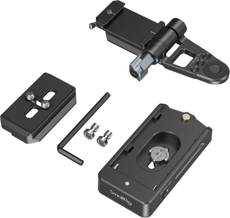 SmallRig 4696 NP-F Battery Adapter Mount Plate Kit for Mirrorless Cameras - 2
